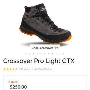 Crispi crossover pro light GTX boots
